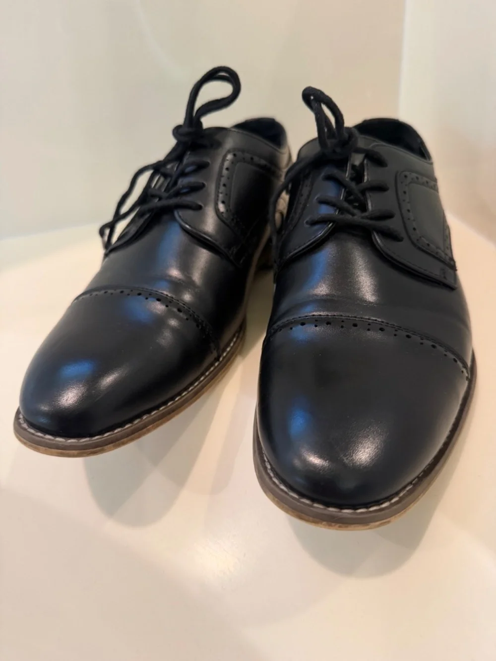 BOYS Size 6 Stacy Adam’s Dickinsons Black Dress Shoe